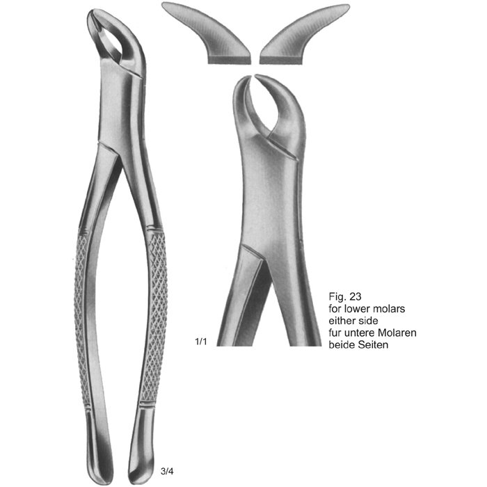 TOOTH EXTRACTING FORCEPS (AMERICAN PATTERN)